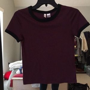 H&M mini crop shirt, XS